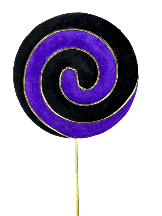 Purple and Black Lollipop Spray H23xDIA8 - 57115PUBK