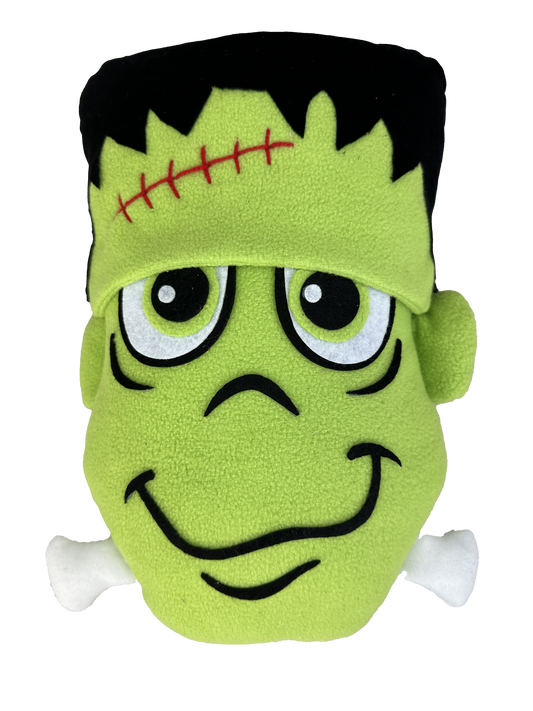 Plush Frankie Head H12xW8xD2-Green-57153GN