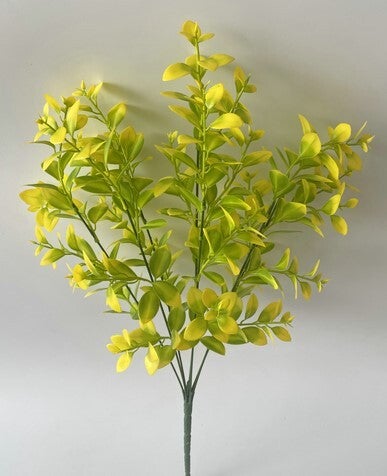 PLASTIC BOXWOOD X7 YELLOW - 57163
