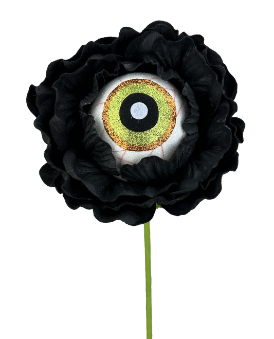 Eyeball Flower Stem H22xDIA8-Black-57240BK