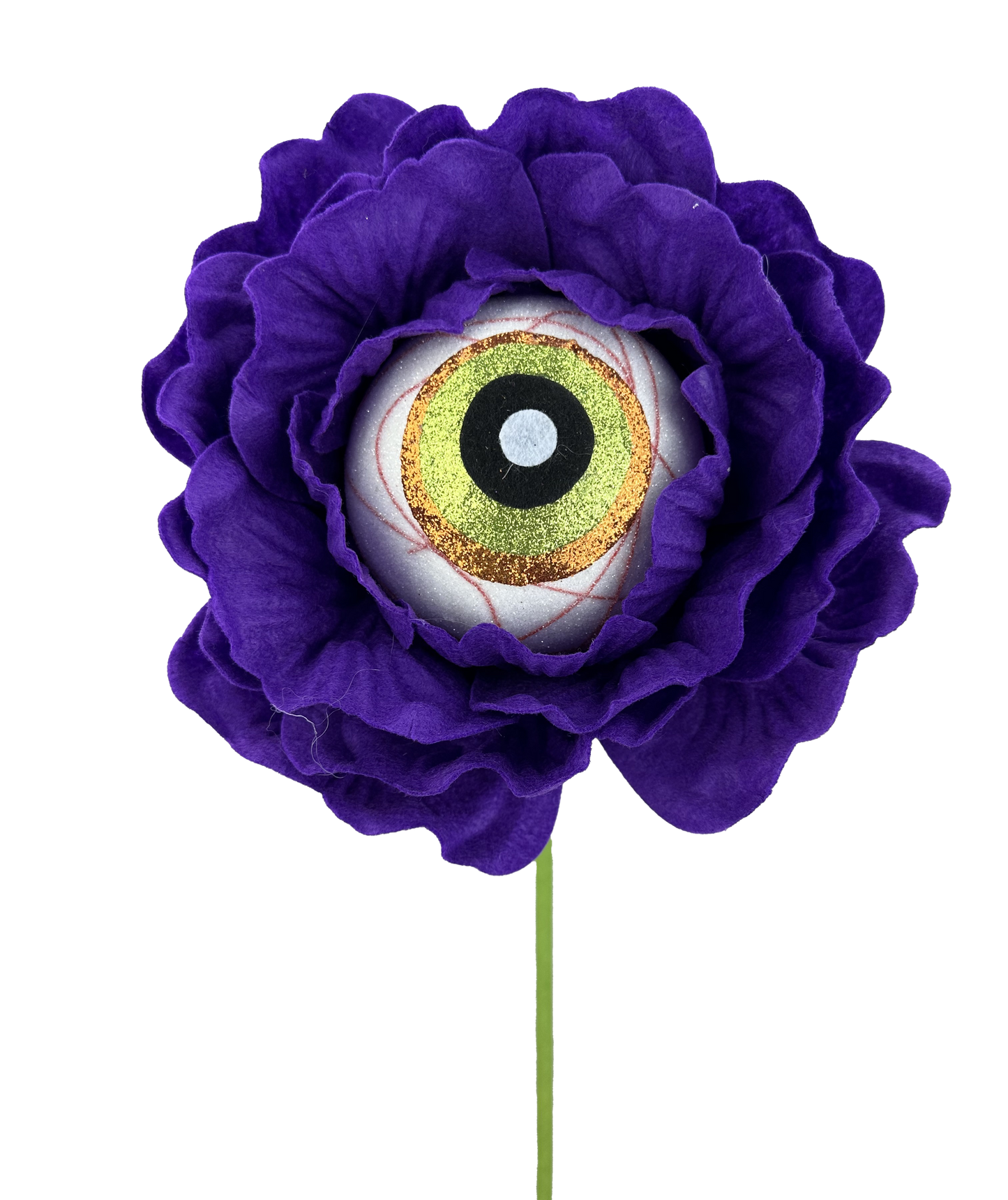 Eyeball Flower Stem H22xDIA8-Purple-57240PU