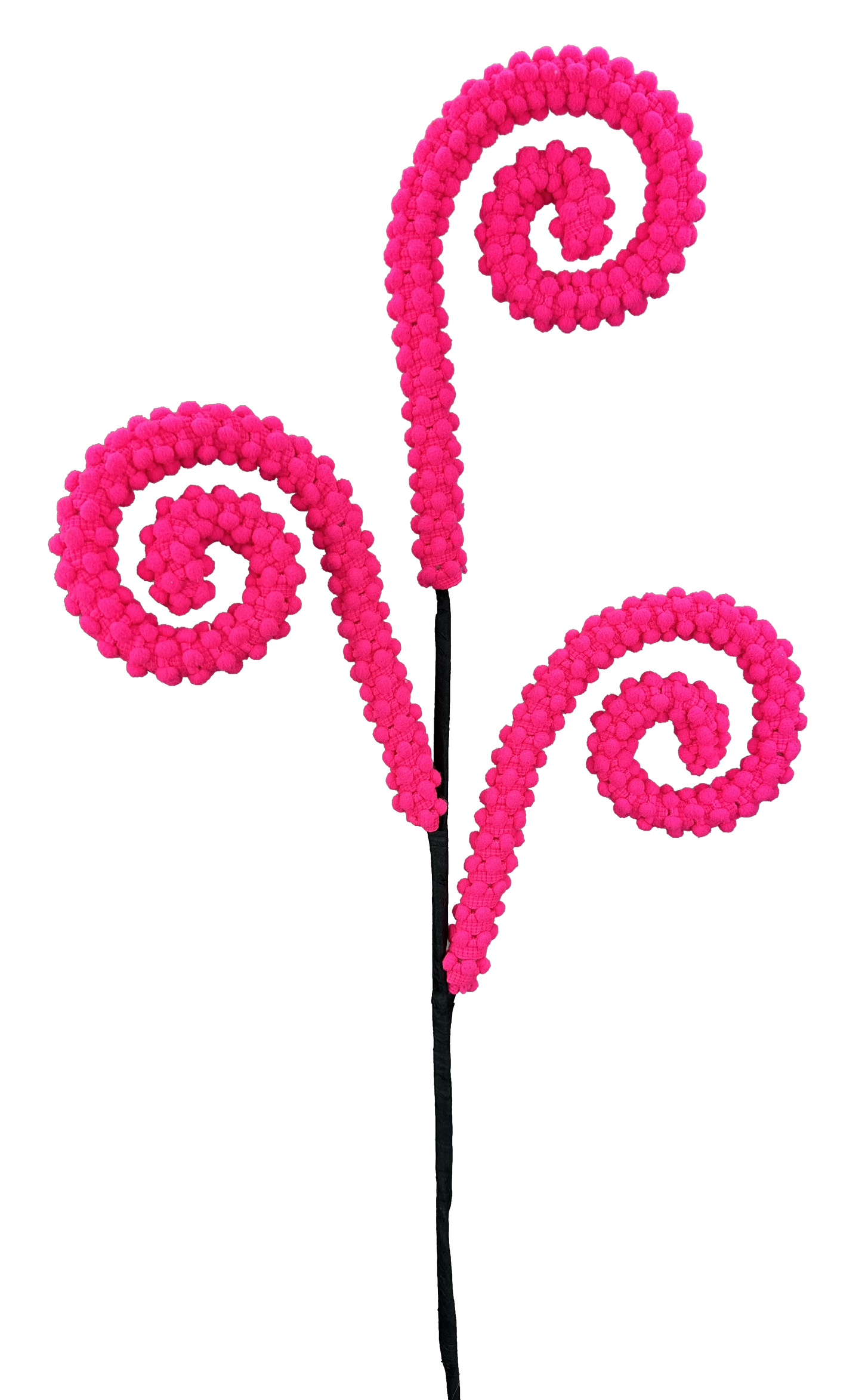 Puff Chenille Spiral Curly Spray x 3 H28 - 57259BT