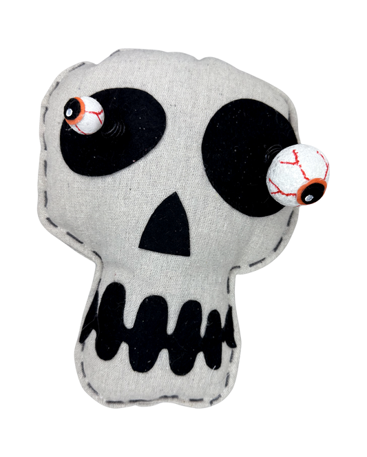 Orn Skull H10xW8xD3-Black/White-57323BKWT