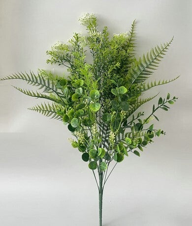 PLASTIC MIX GRASS X 18 GREEN - 57501
