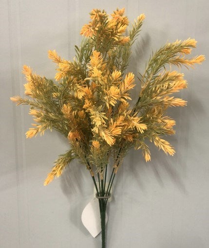 PLASTIC ROSEMARY BUSH X8 ORANGE - 57752