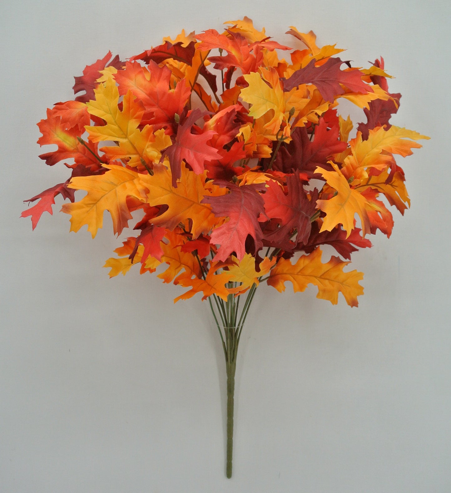 23 IN RED, YELLOW AND ORANGE OAK LEAF BUSH X 14 - 58869-RDYELOR