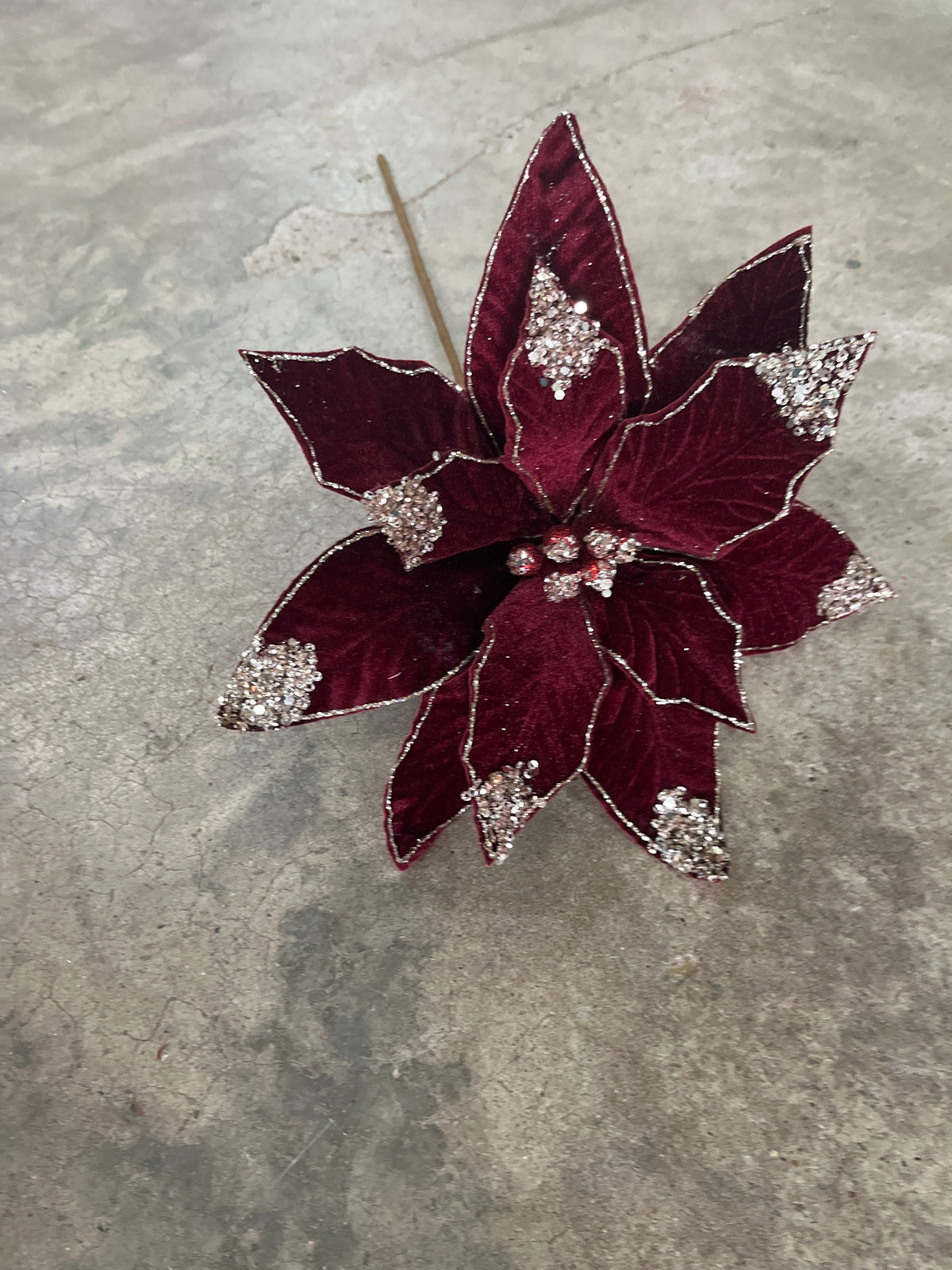 19" POINSETTIA-BURG-26776