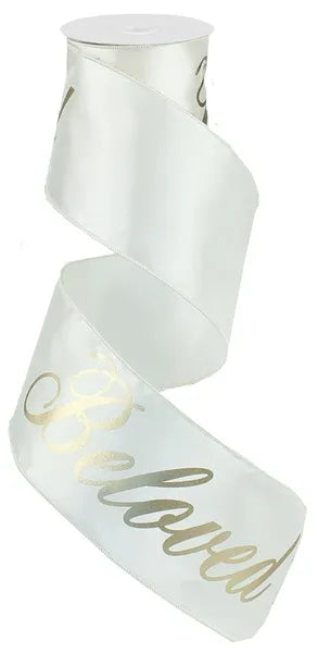4" x 10yd Beloved-Ivory/Metallic Gold-RG185533