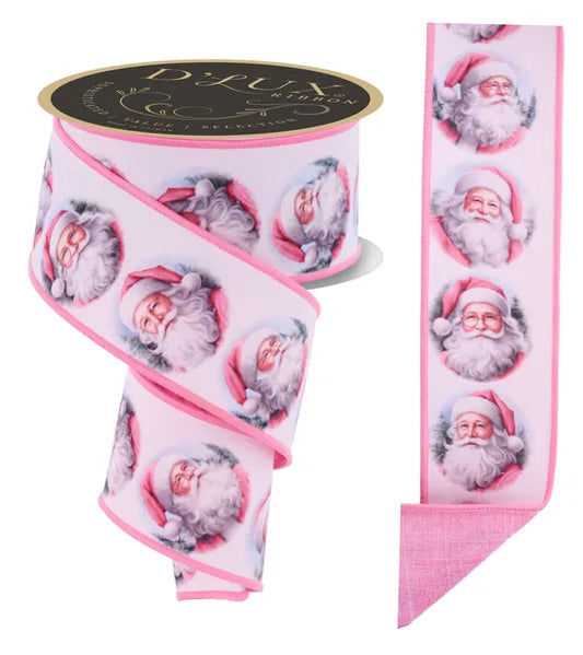 2.5" x 10yd Santa/Fused-Ivory/Pink/Nude/Grey/Blue-LX1106C2