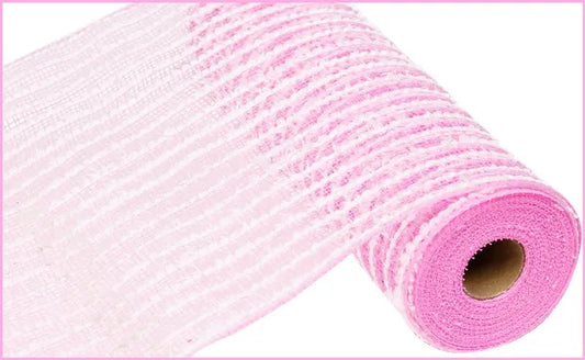 10.25" x 10yd Drift/Pp Mesh-Pink/White-RY810263