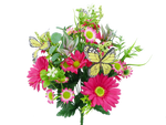 19 in Pink Gerber Daisy Butterfly Bush x 14 - 62626BT