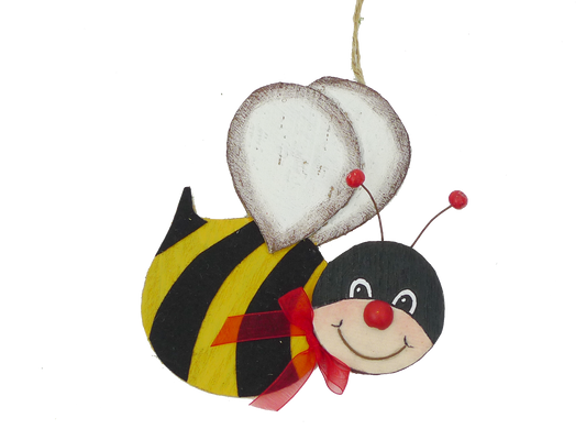 Ornament Bee Small W5 in x H6 in - 62787YW