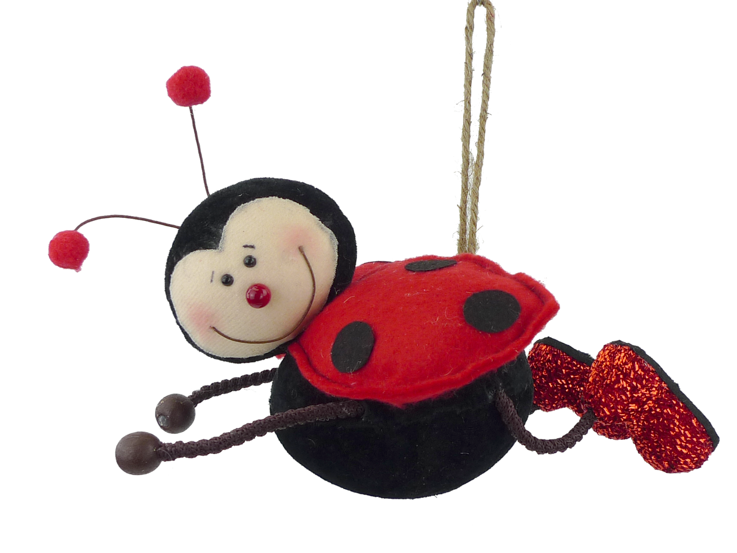 Ornament Ladybug D9 in x W9 in x H5 in - 62789RD