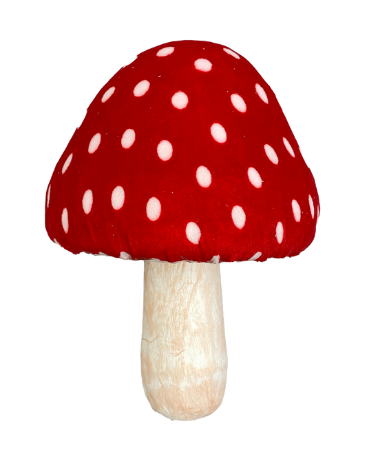 Polka Dot Mushroom Pick H16xW5 - 63248RD, 63248BK, 63248OR, 63248BL, 63248PK