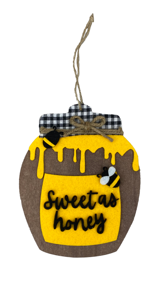 7 in Ornament Honey Jar - 63282YWBK