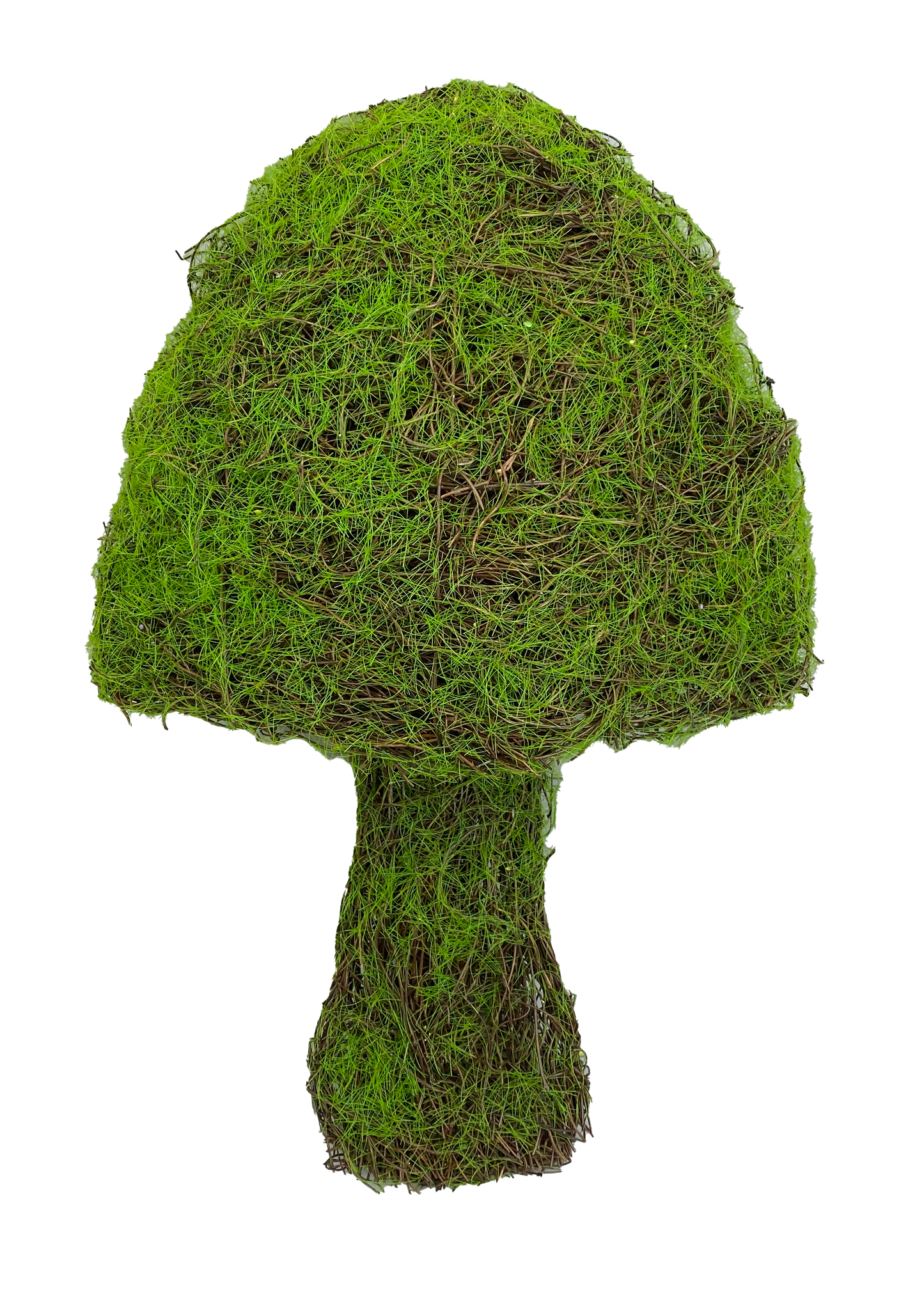 Moss Mushroom Form H13 in x W8 in - 63327GN