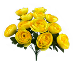 Yellow Ranunculus Bush x 12 - 63329YW