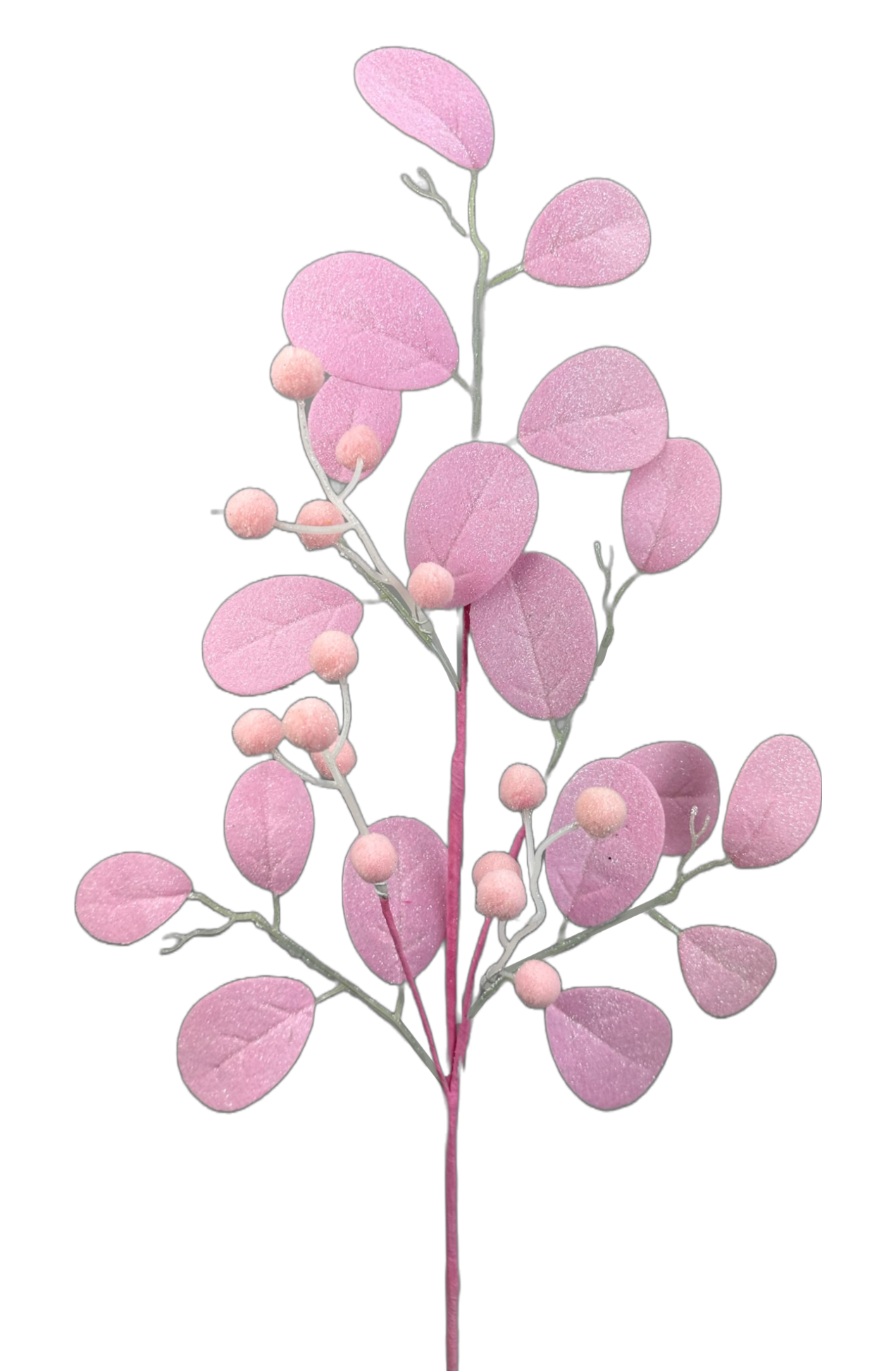 30" Pink Magnolia Leaves Pick - 63497PK