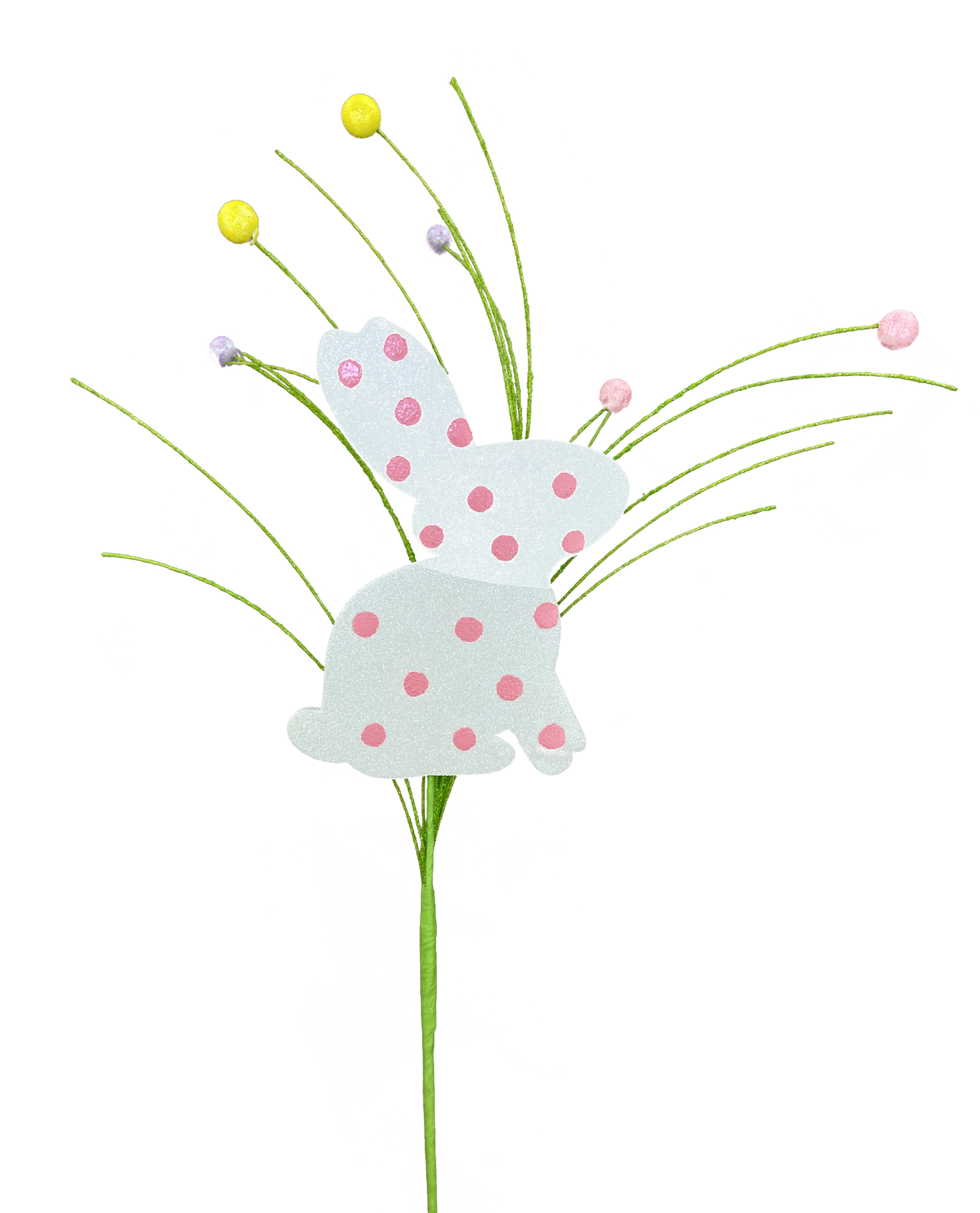 Glitter Polkadot Bunny Spray H22 - 63594WT