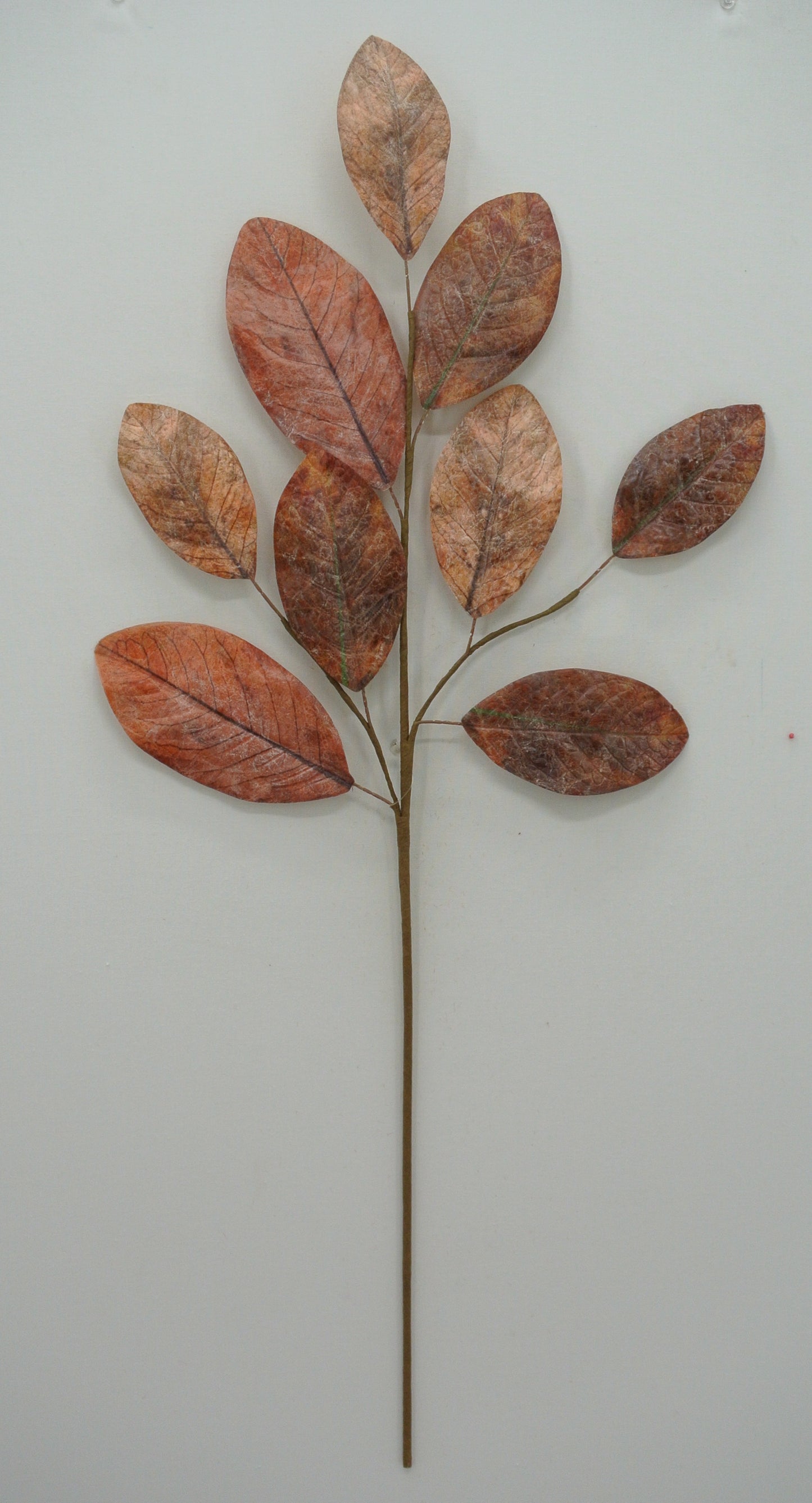 32 IN BORWN MAGNOLIA LEAVES SPRAY - 64456-BRN