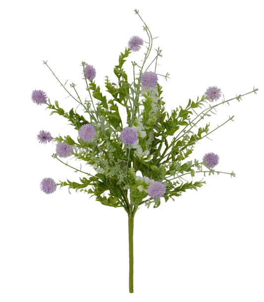 19 IN LAVENDER MIXED THISTLE BUSH - 64839-LV