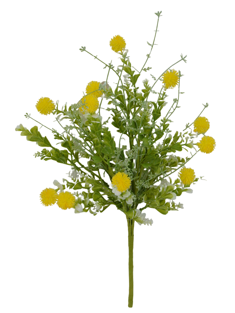 19 IN YELLOW MIXED THISTLE BUSH - 64839-YEL