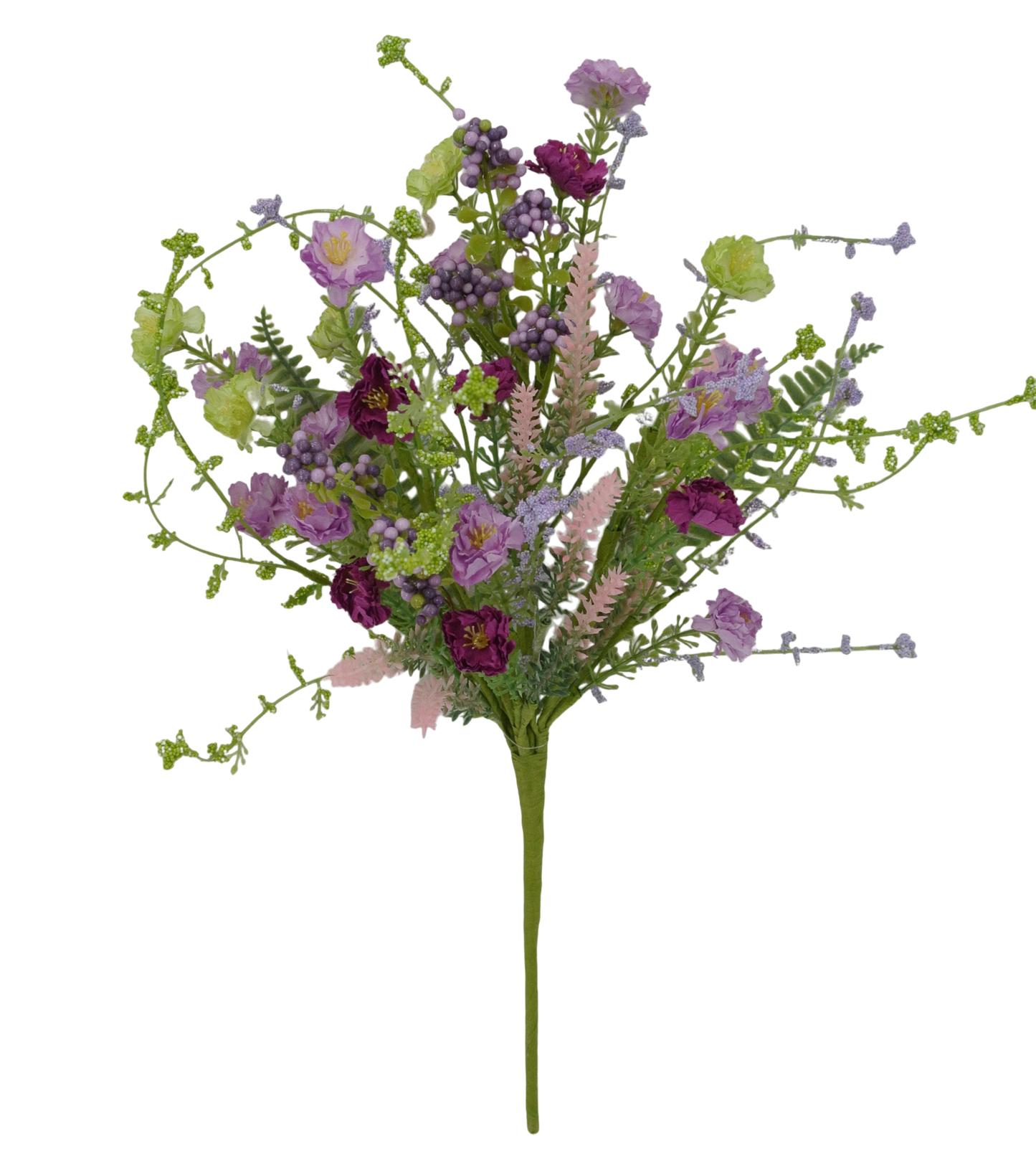 20" LAVENDER PURPLE GREEN SPRING MINI FLOWER-64847-LVPUGN