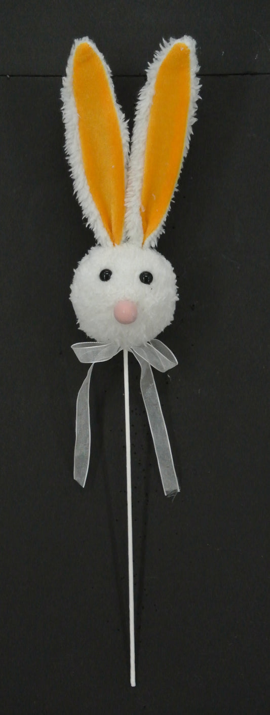 18 IN EASTER BUNNY HEAD PICK - 64863-YEL