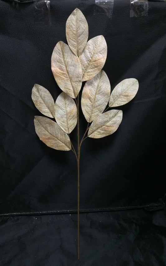 32 IN MAGNOLIA LEAVES SPRAY-65209-BEIGE