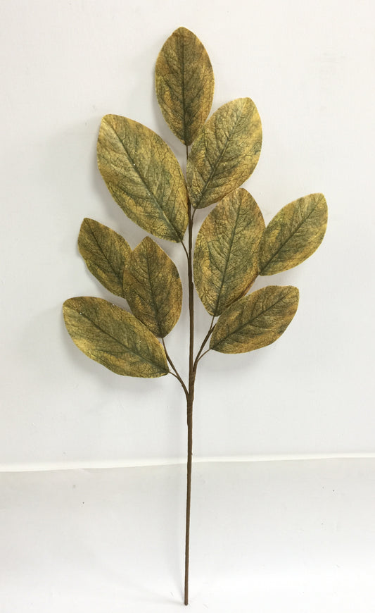 32 IN MAGNOLIA LEAVES SPRAY-65209-BRNGN