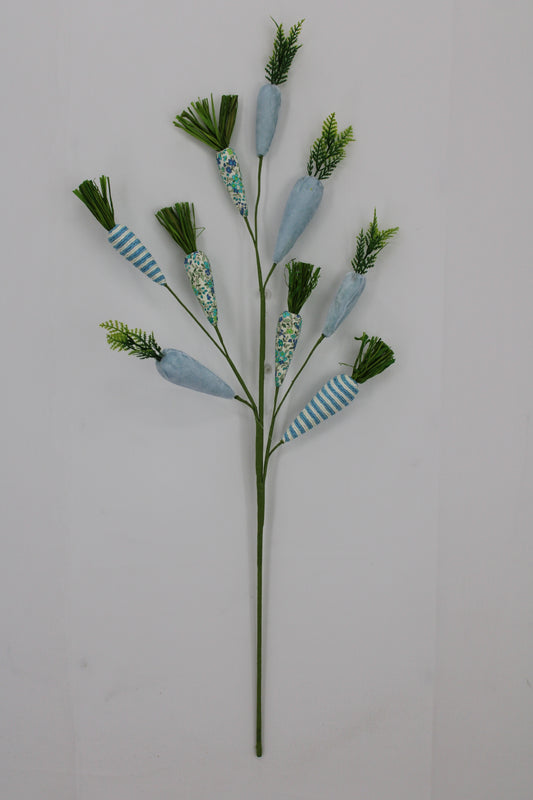 27 IN MIXED FABRIC CARROT-65448-BL