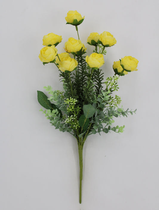 19 IN SPRING BLOSSOM BUSH-65649-YEL