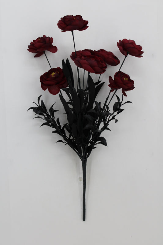 19 IN RANUNCULUS BUSH-65766-BG