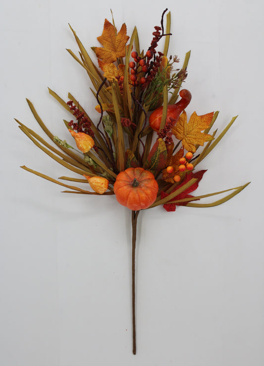 28 IN PUMPKIN GOURD BERRY-65878