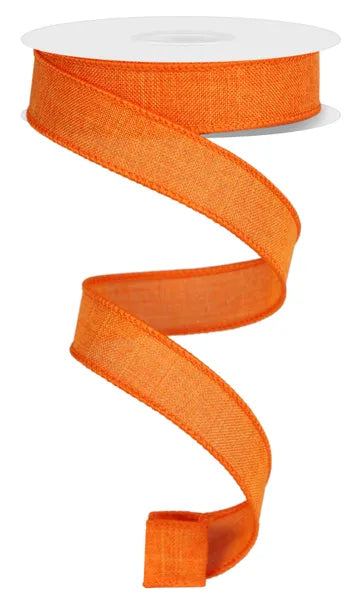 7/8" x 10yd Royal Burlap-New Orange-RG7278HW