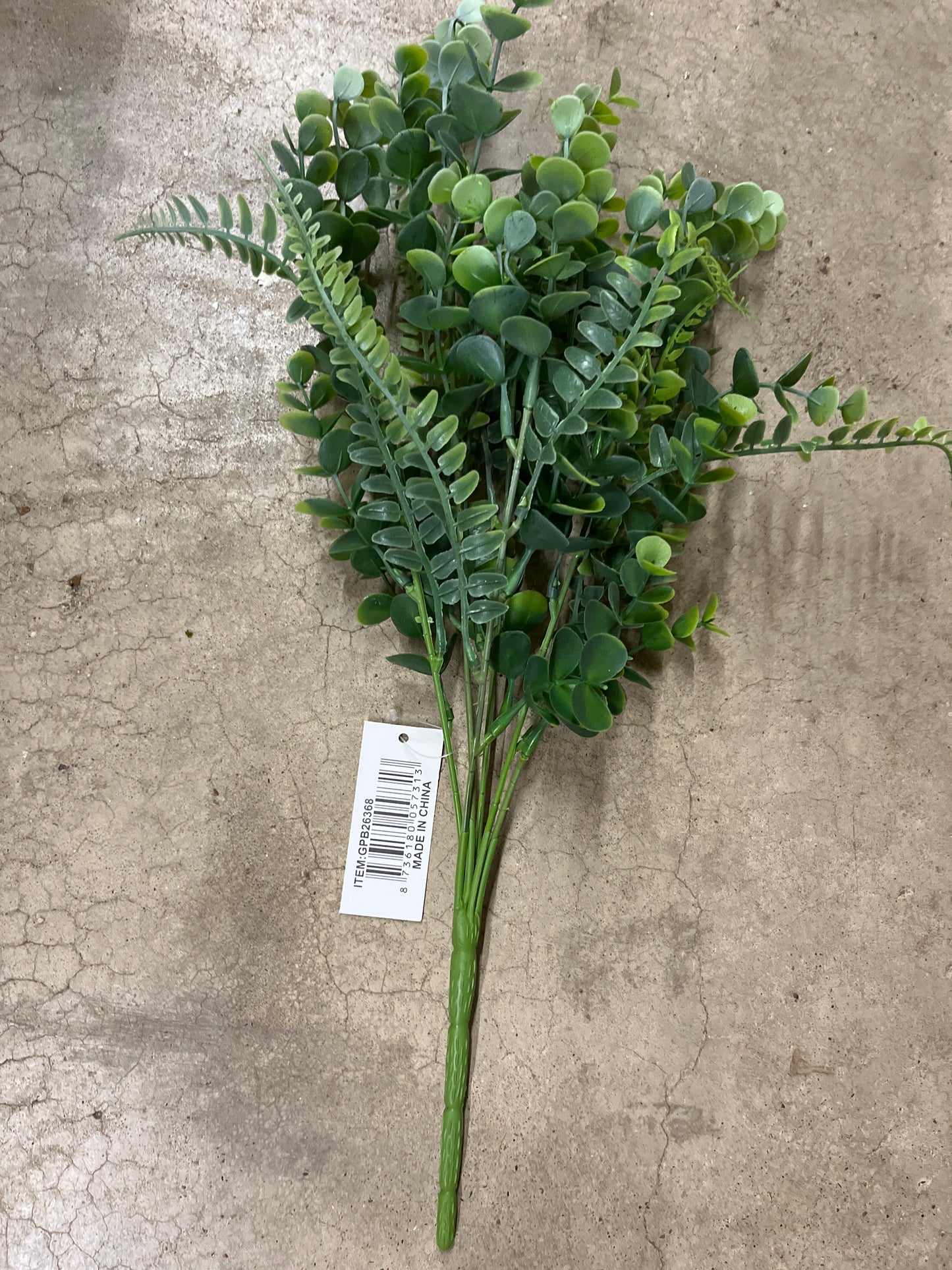20" EUCAL/FERN/LEAF BUSH-GPB26368-LT.2TN GN