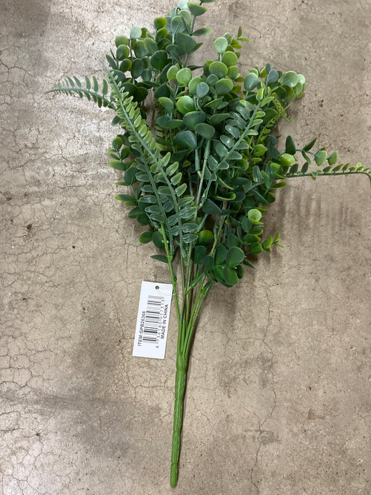 20" EUCAL/FERN/LEAF BUSH-GPB26368-LT.2TN GN