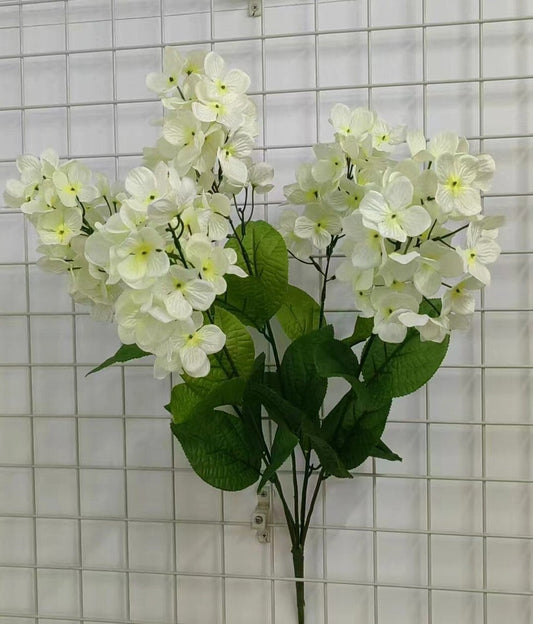 CONE HYDRANGEA X 5 CREAM - 71451