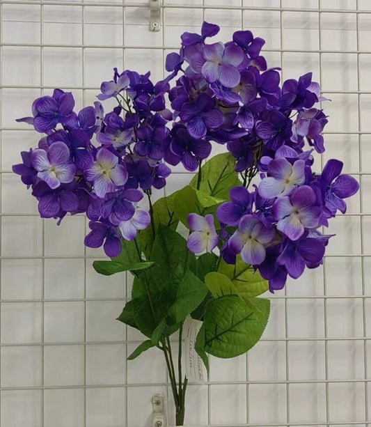 CONE HYDRANGEA X 5 PURPLE - 71453