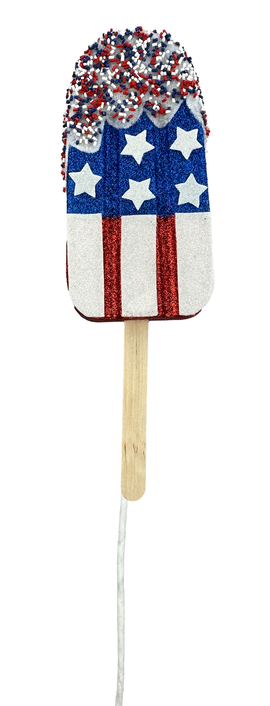 Stars Stripes Popsicle Spray H21xW4 - 74250RWB