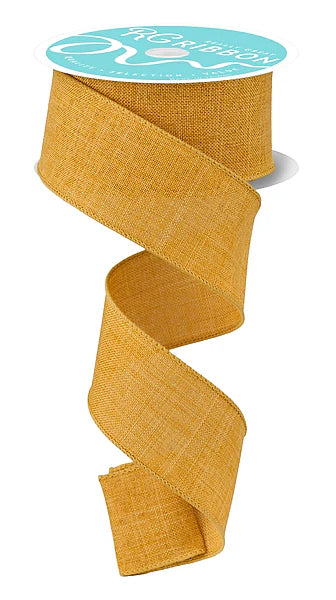 1.5"X10YD ROYAL BURLAP- DARK MUSTARD- RG1278F4