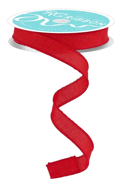 5/8" x 10yd Royal Burlap-Red-RGE177824