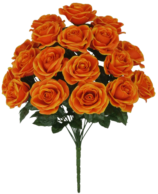 22 IN MIRCO PEACH ROSE BUSH X - 80194-OR