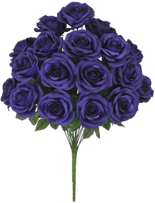 22 IN MIRCO PEACH ROSE BUSH X - 80194-PU