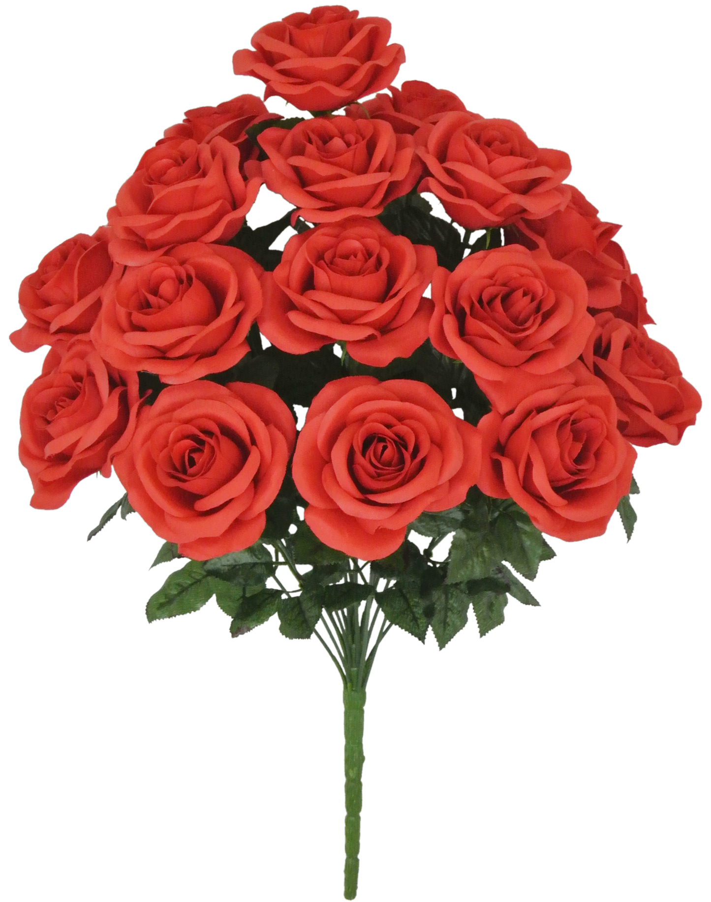 22 IN MIRCO PEACH ROSE BUSH X - 80194-RED