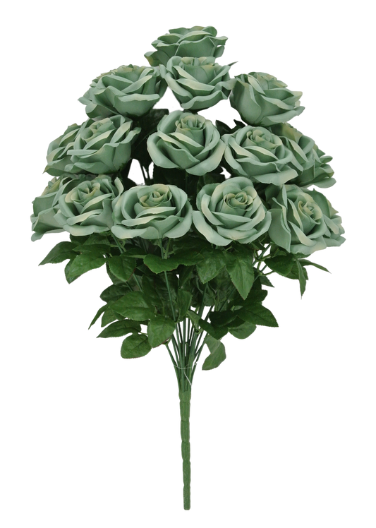 22 IN MIRCO PEACH ROSE BUSH X - 80194-SAGE