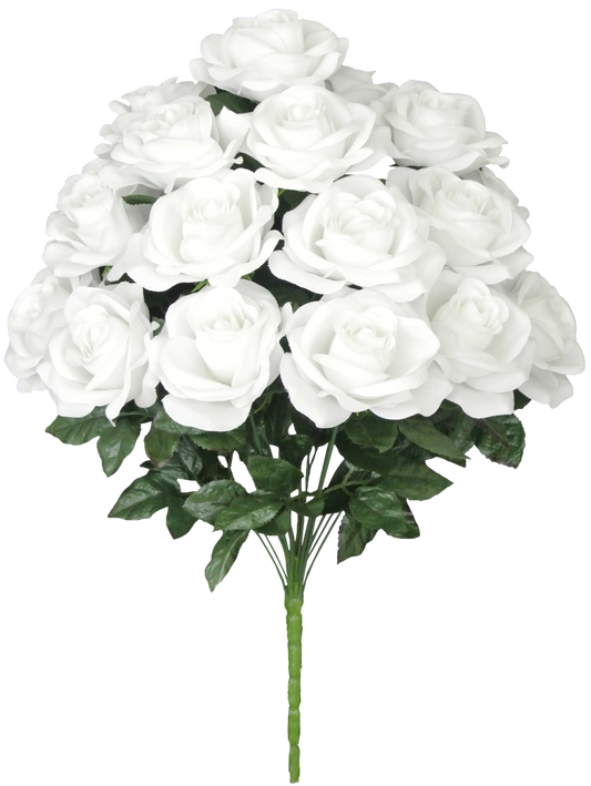 22 IN MIRCO PEACH ROSE BUSH X - 80194-WT
