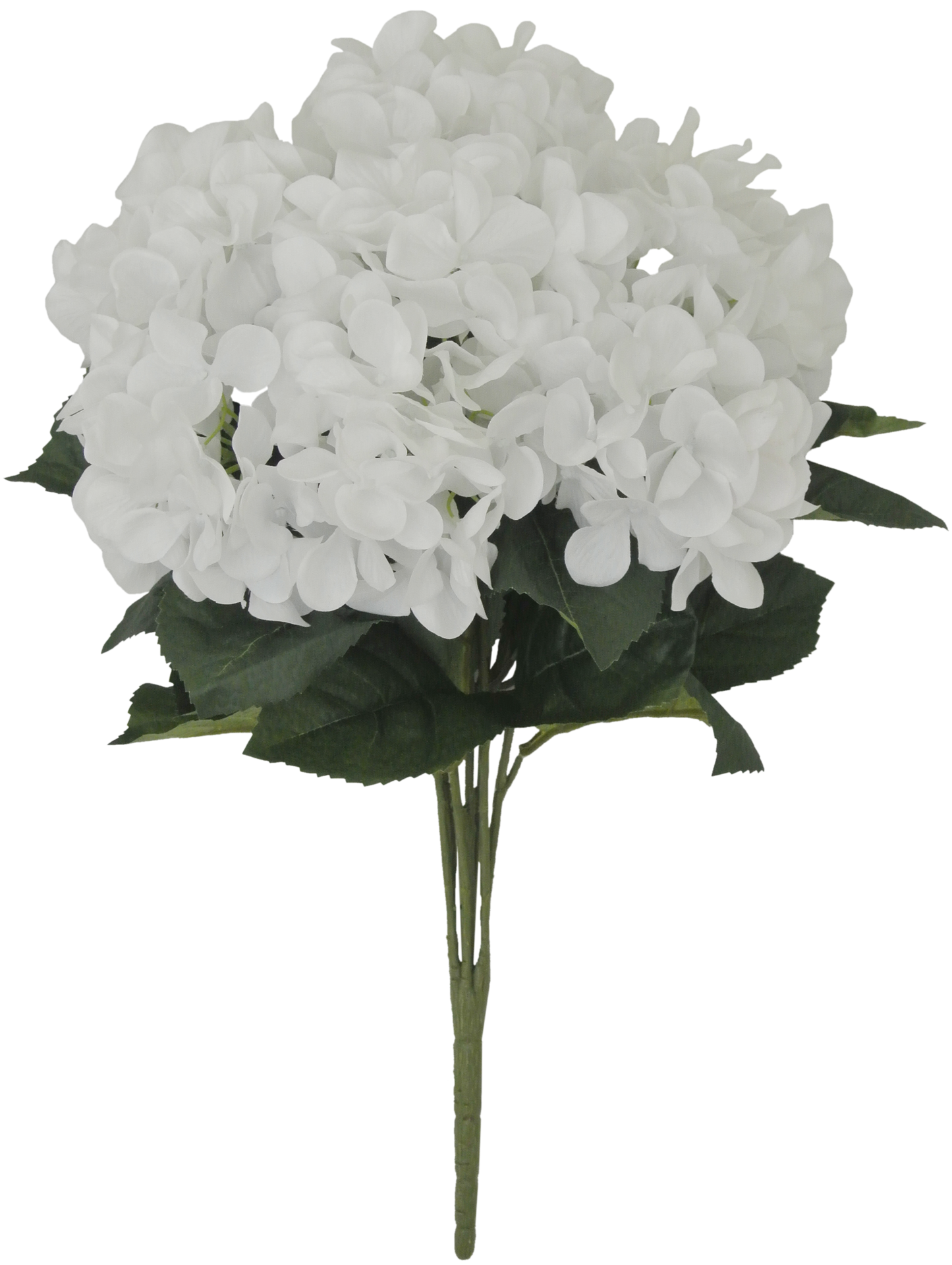 22 IN WHITE HYDRANGEA BUSH X 7 - 80312-WT