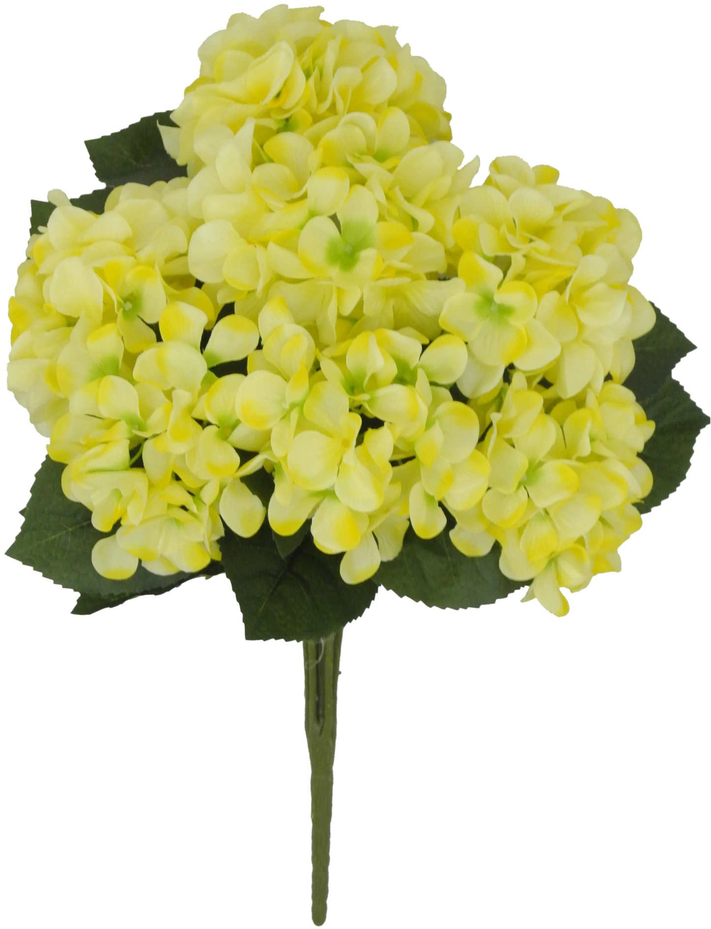 22 IN YELLOW HYDRANGEA BUSH X 7 - 80312-YEL