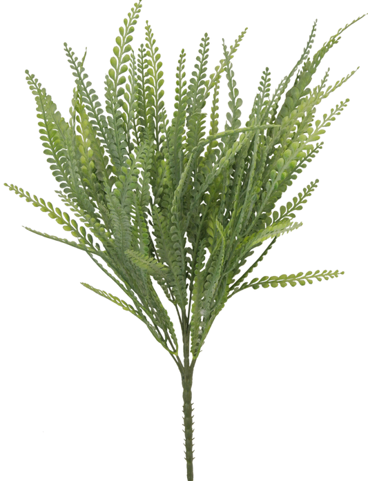 21 IN PLASTIC BUTTON FERN - 80398